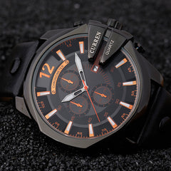 CURREN Men's Sports Quartz Watch Men Top Brand Luxury Designer Watch Man Quartz Gold Clock male Fashion Relogio Masculino Date