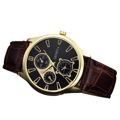 New listing Men watch Luxury Brand Watches Quartz Clock Fashion Leather belts Watch Cheap Sports wristwatch relogio male 533